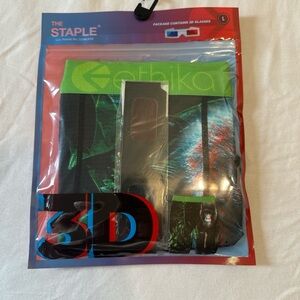 ethika Neon Green Elastic Waistband Boxer Briefs